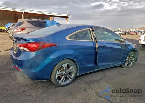 2014 Hyundai Elantra Coupe Gs from USA, damaged, VIN KMHDH6AH8EU023894